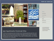Tablet Screenshot of 550apartments.com
